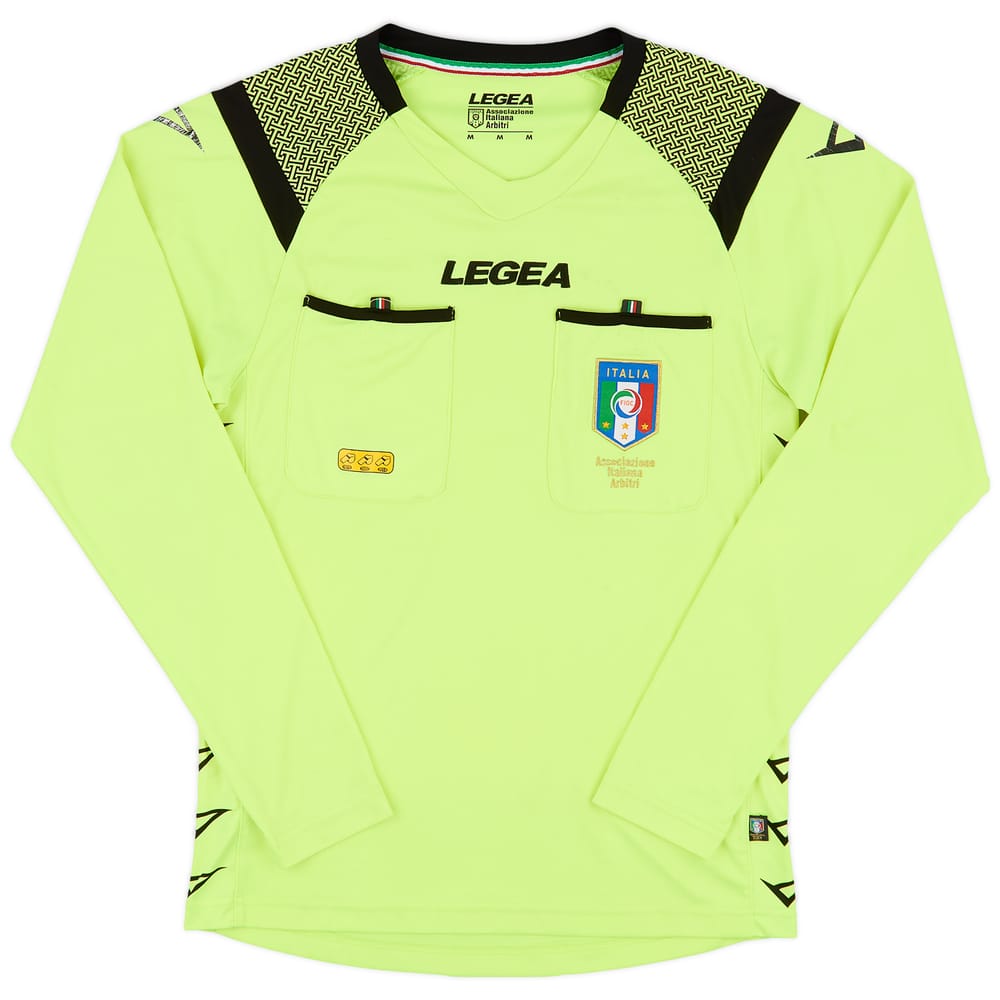 2014-15 Italy FIGC Legea Referee L/S Shirt - 7/10 - (M)