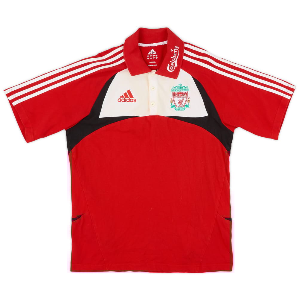 2007-08 Liverpool adidas Polo Shirt - 8/10 - (S)