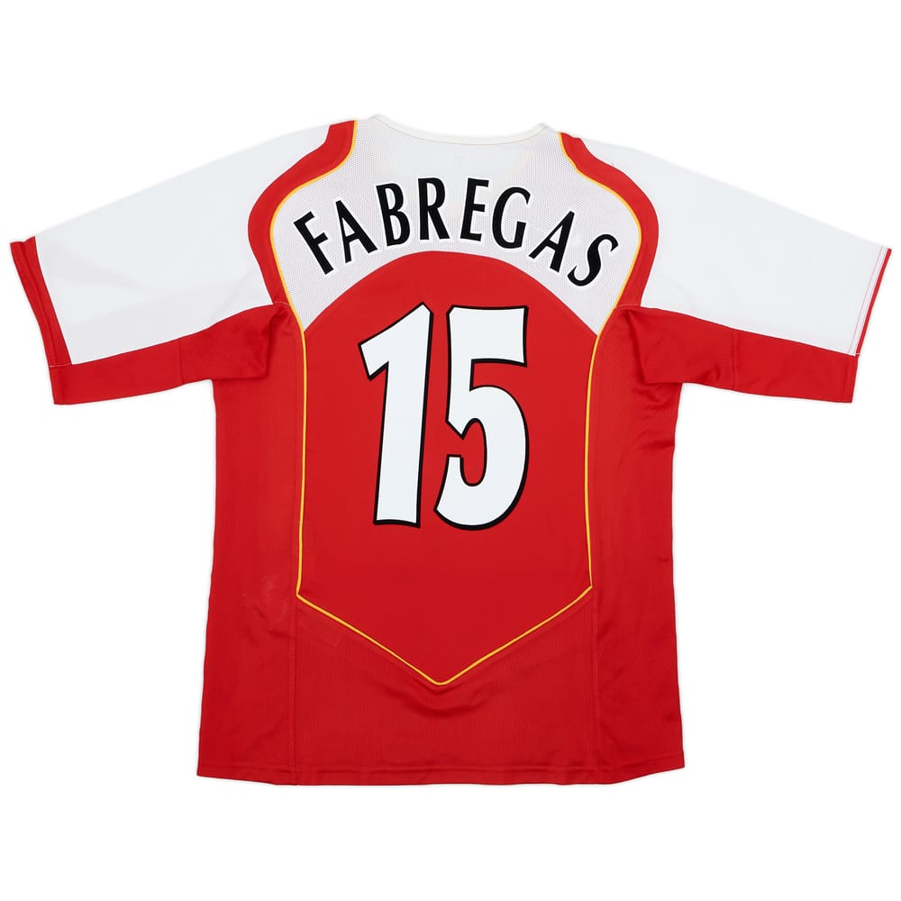 2004-05 Arsenal Home Shirt Fabregas #15 - 8/10 - (S)