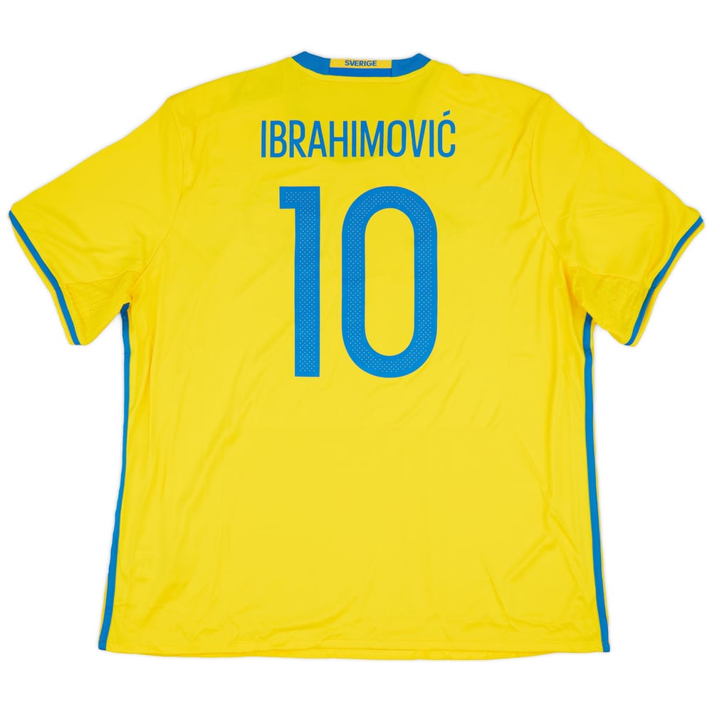 2016-17 Sweden Home Shirt Ibrahimovic #10 (XXL)