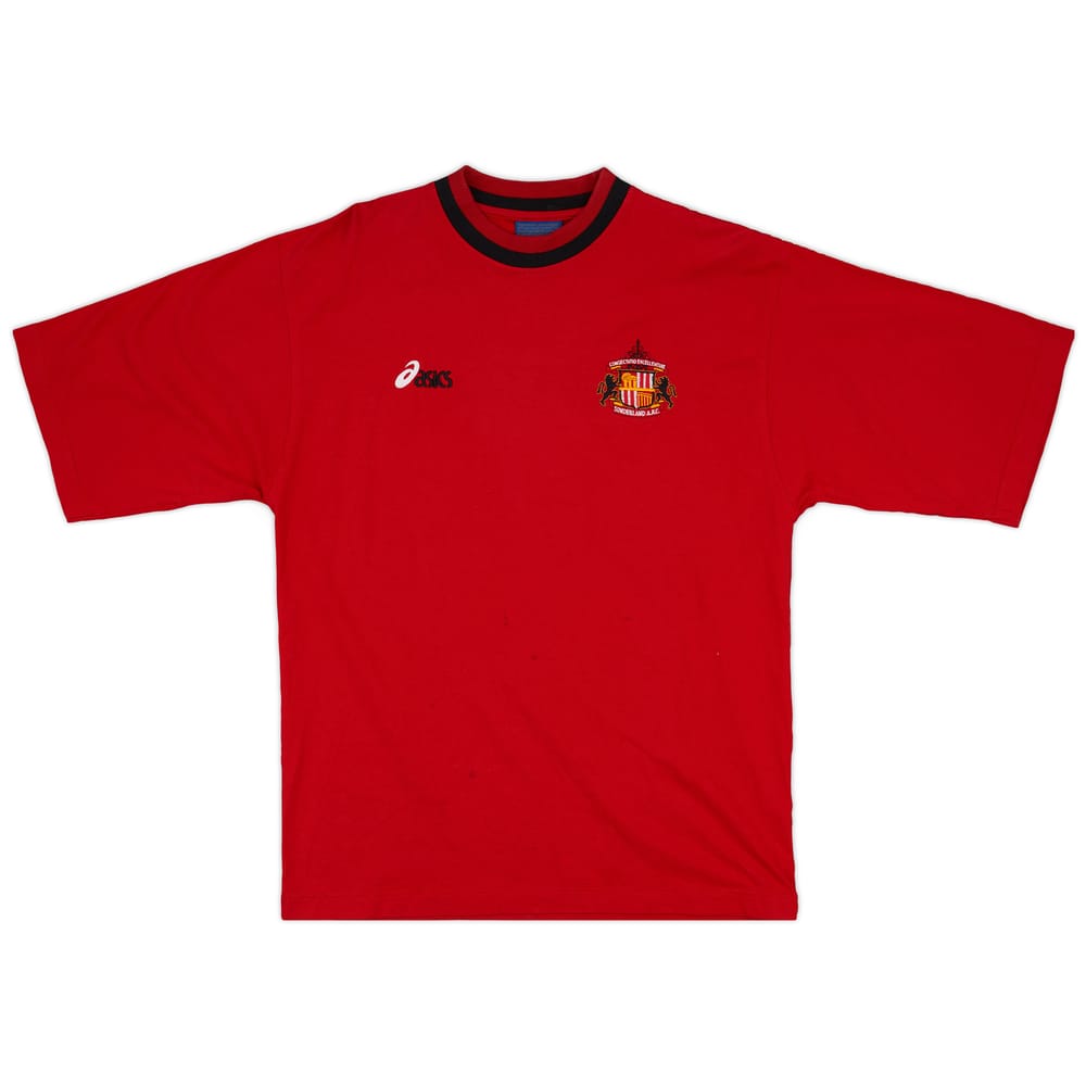 1997-98 Sunderland Asics Cotton Tee - 5/10 - (L)