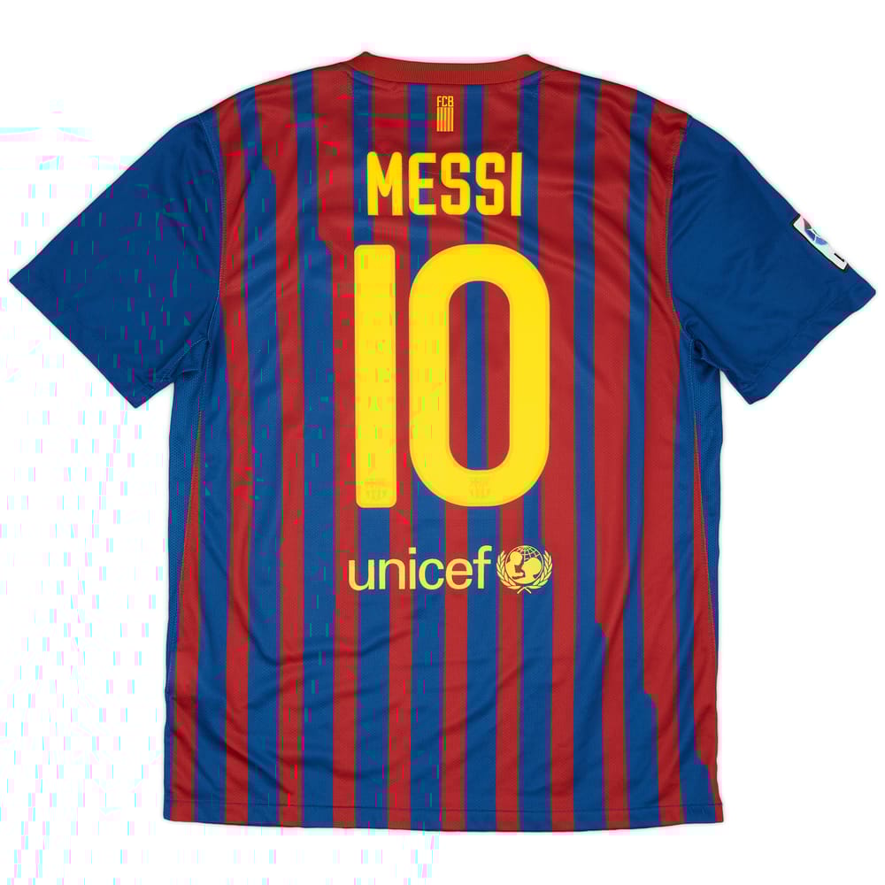 2011-12 Barcelona Home Shirt Messi #10 - 8/10 - (L)