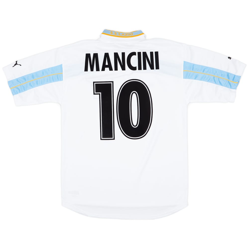 1999-00 Lazio Centenary Home Shirt Mancini #10 - 8/10 - (M)