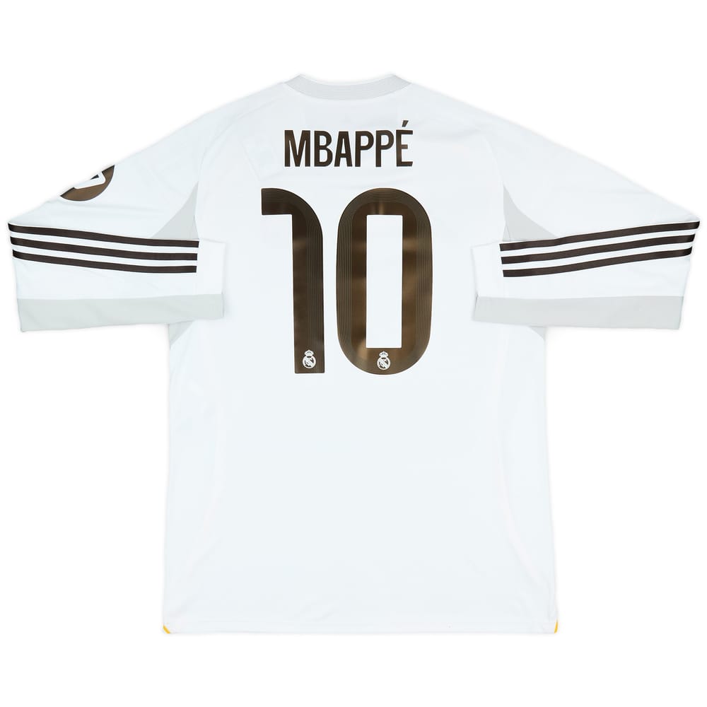 2025-26 Real Madrid Maillot Domicile Manches Longues Mbappe #10