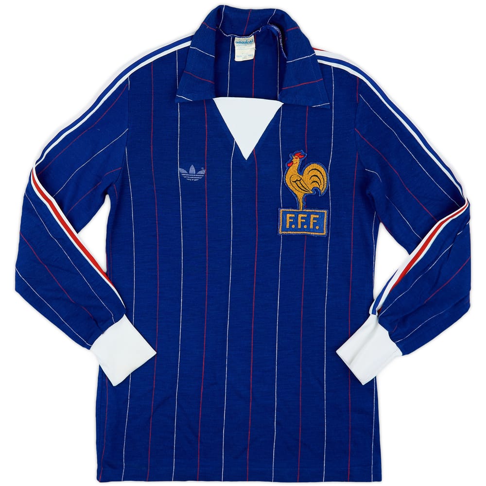 1980-82 France Home L/S Shirt - 8/10 - (S)