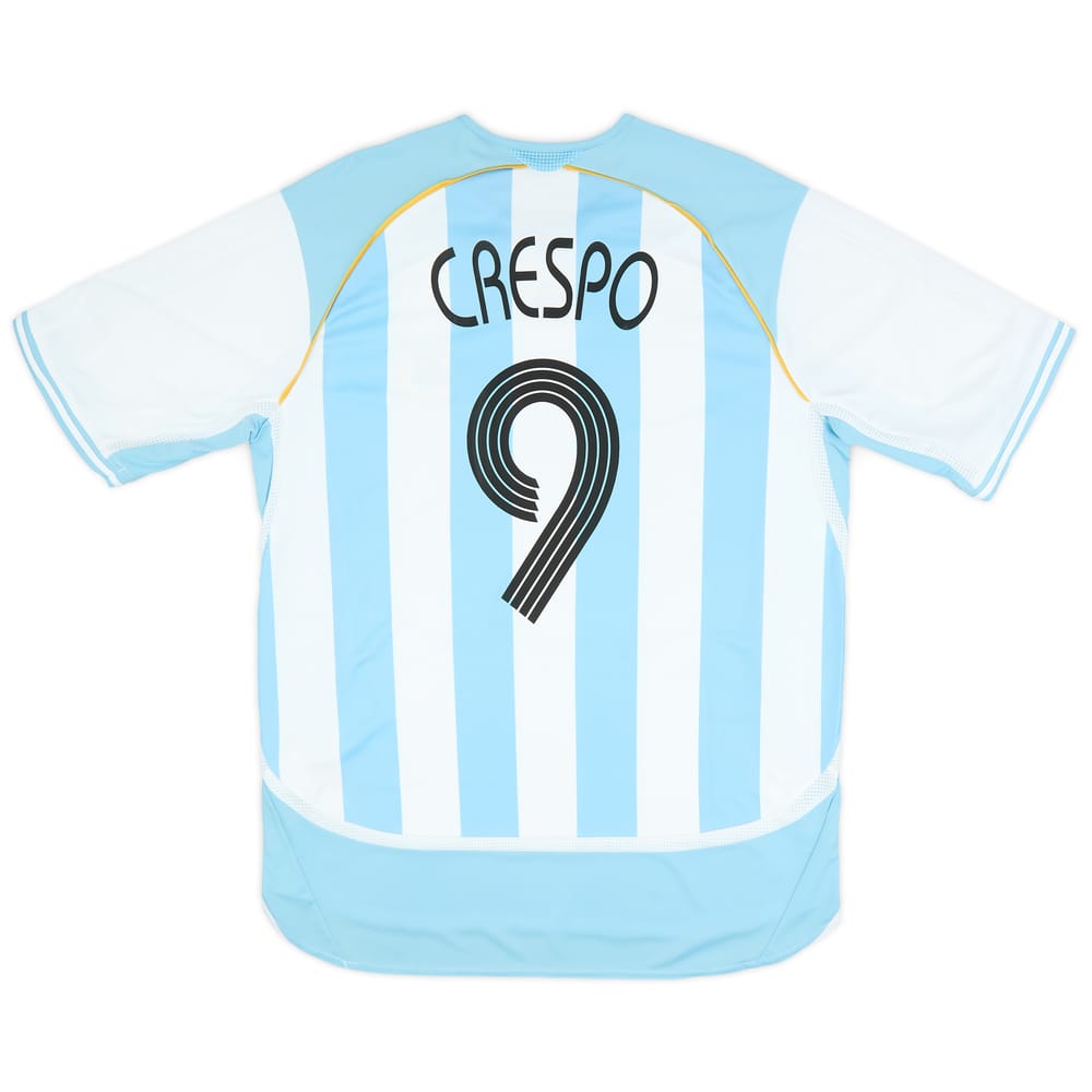 2006 Argentina adidas Reissue Home Shirt Crespo #9