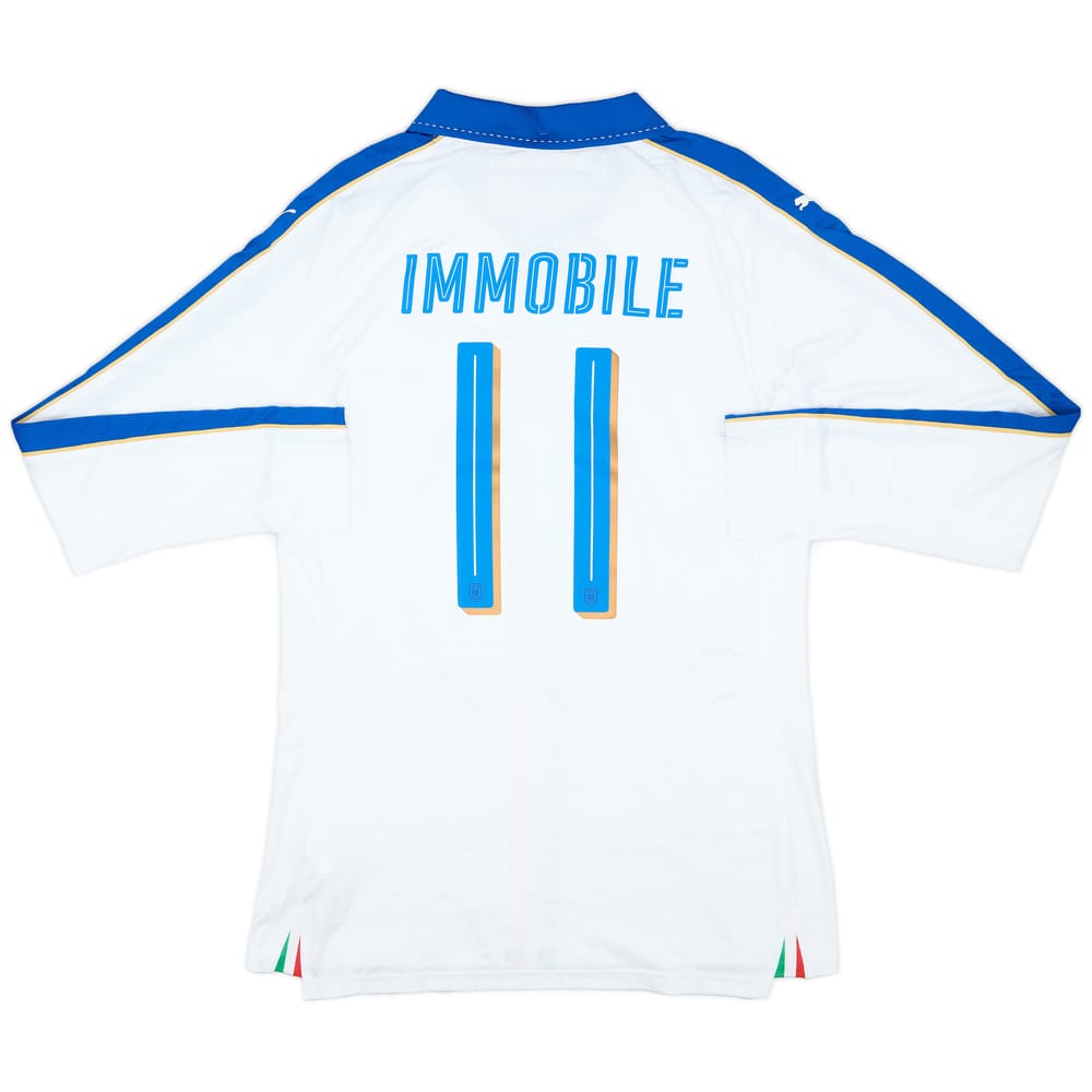 2016-17 Italy Player Issue (ACTV Fit) Away L/S Shirt Immobile #11 (XXL)