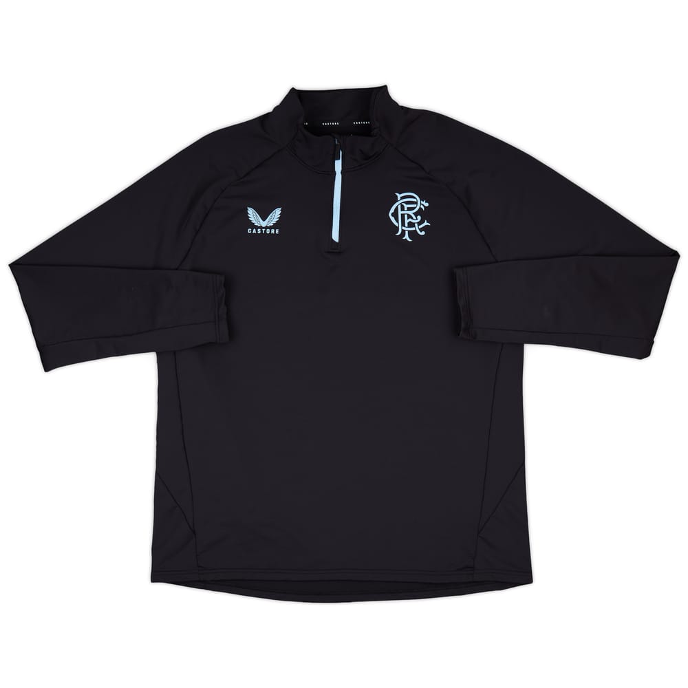 2024-25 Rangers Castore 1/4 Zip Training Top - 9/10 - (XXL)