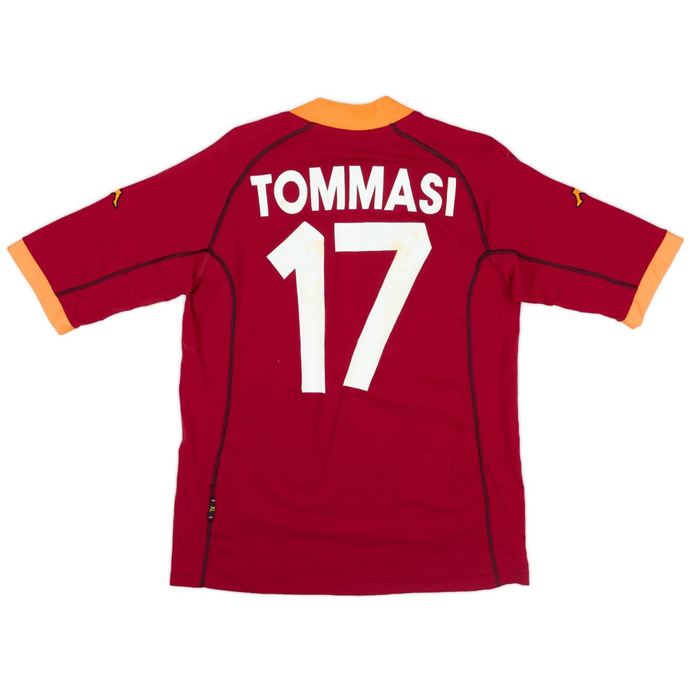 2001-02 Roma Home Shirt Tommasi #17 - 5/10 - (XL)