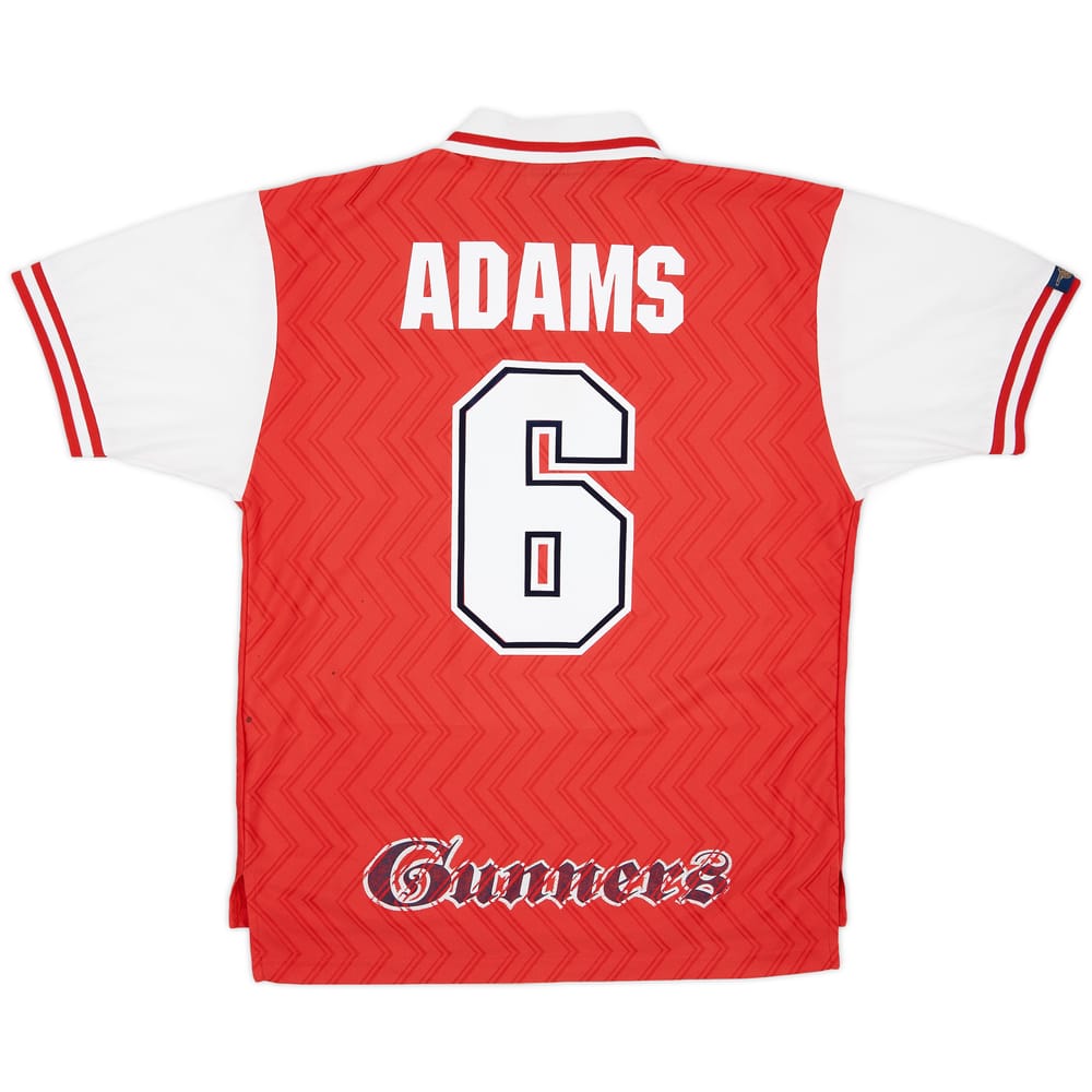 1996-98 Arsenal Home Shirt Adams #6 - 7/10 - (L)