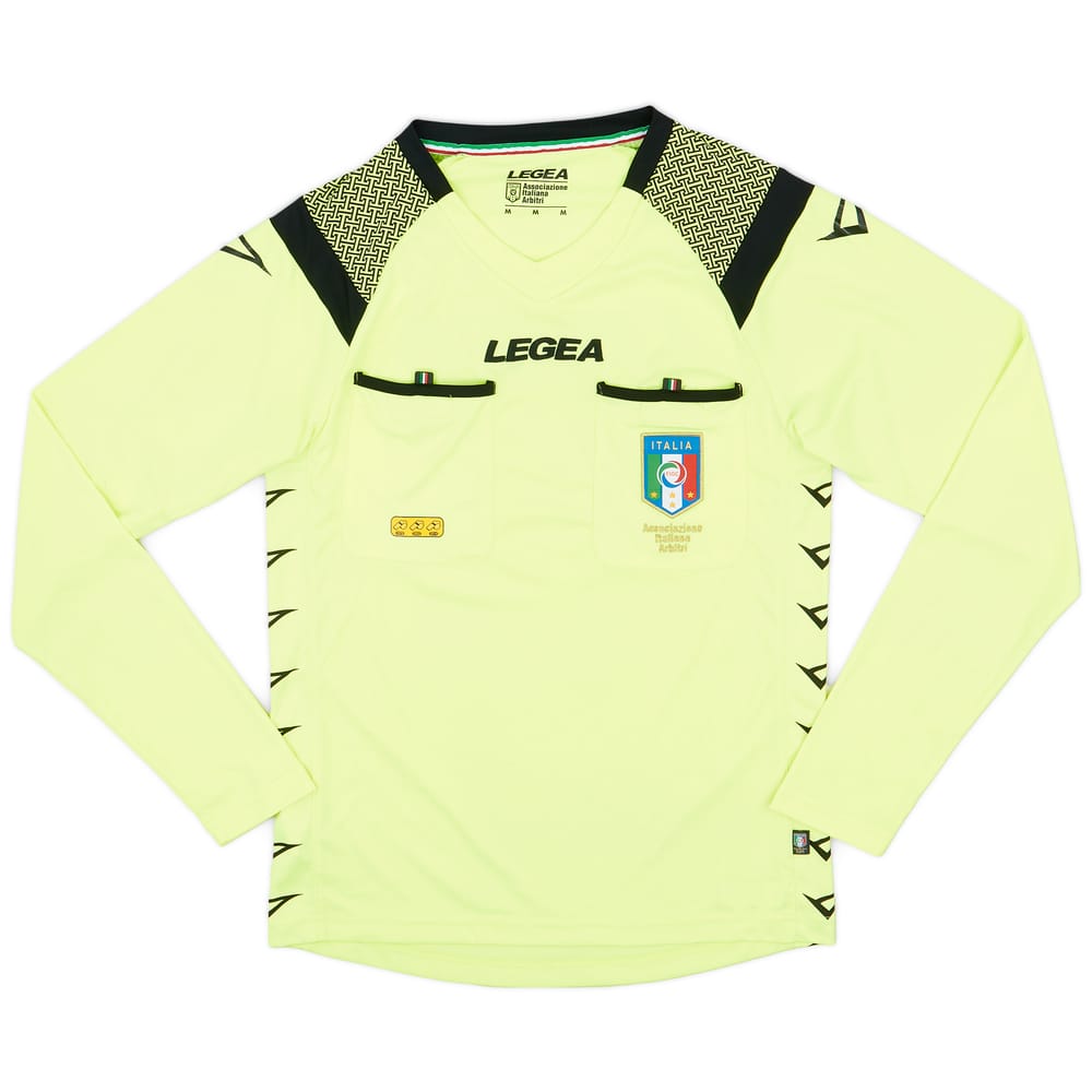 2019-20 Italy Legea Referee L/S Shirt - 8/10 - (M)