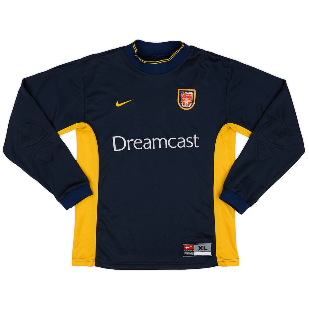 1999-00 Arsenal GK Shirt - 8/10 - (XL.Boys)