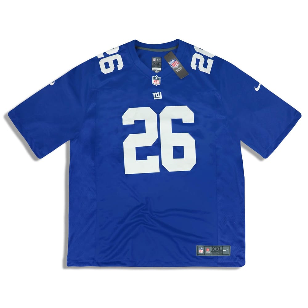 2018 New York Giants Barkley #26 Nike Game Jersey (Home) XXL - W/Tags