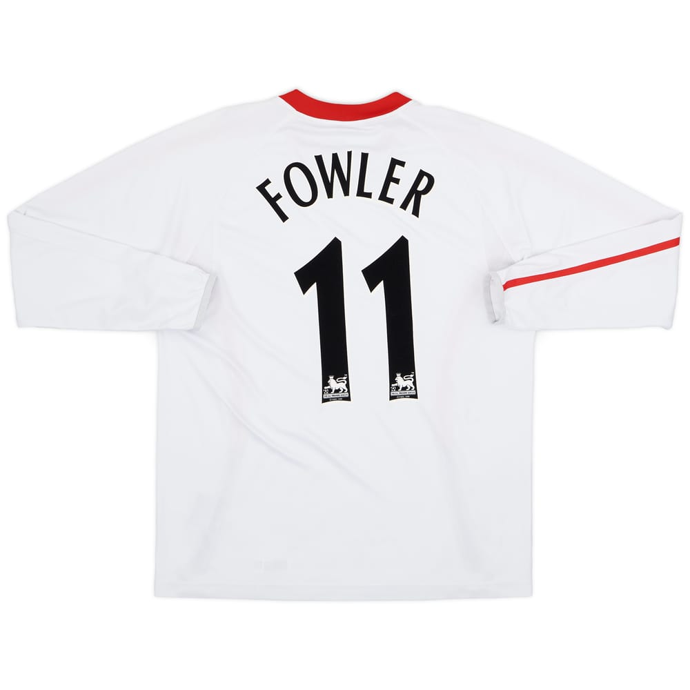 2005-06 Liverpool Away L/S Shirt Fowler #11 - 5/10 - (L)