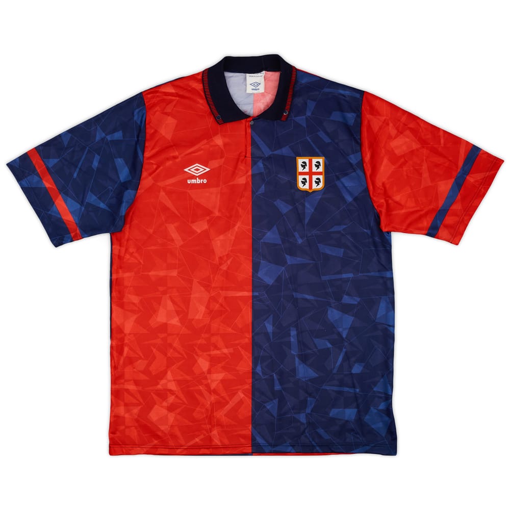 1990-93 Cagliari Home Shirt - 9/10 - (L)