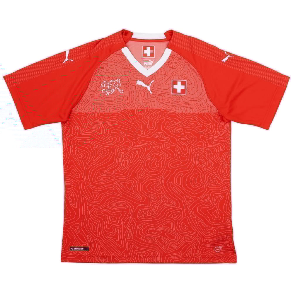 2018-20 Switzerland Home Shirt - 9/10 - (L)