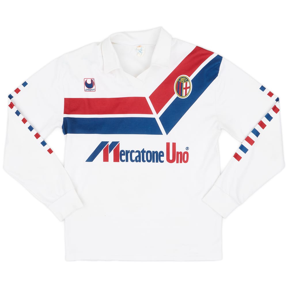 1989-90 Bologna Away L/S Shirt - 5/10 - (S)