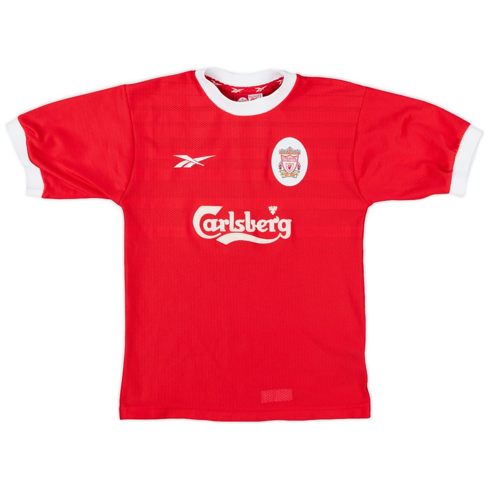 1998-00 Liverpool Home Shirt - 8/10 - (M.Boys)