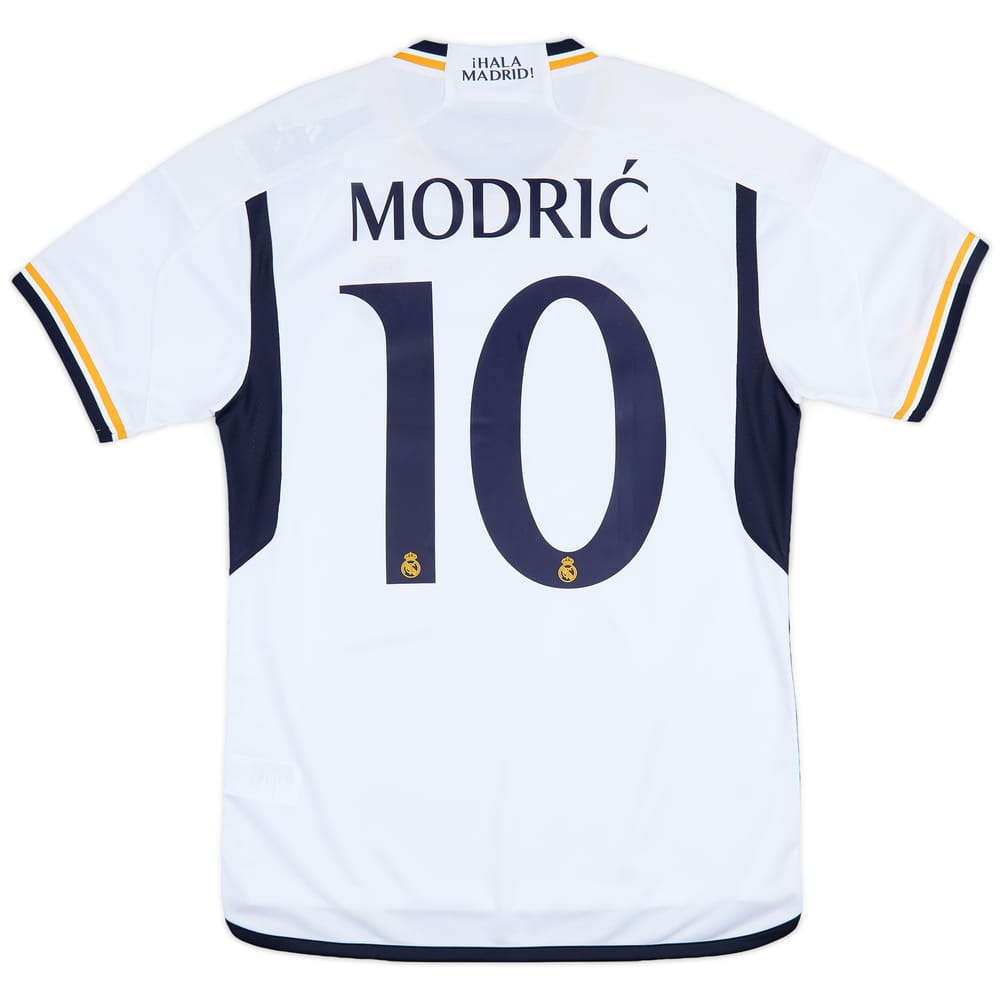 2023-24 Real Madrid Home CL Shirt Modric #10 (M)