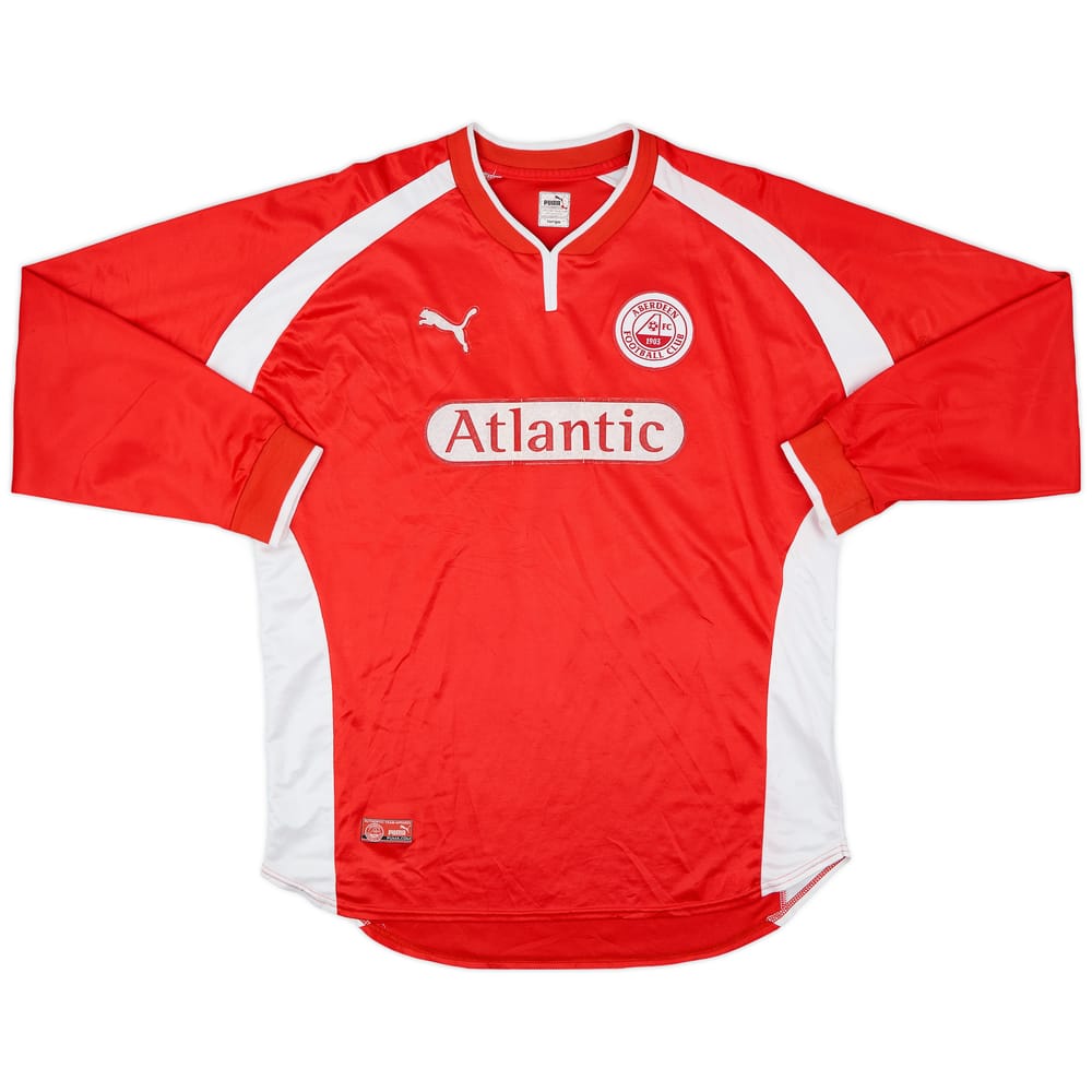 2000-01 Aberdeen Home L/S Shirt - 5/10 - (L)