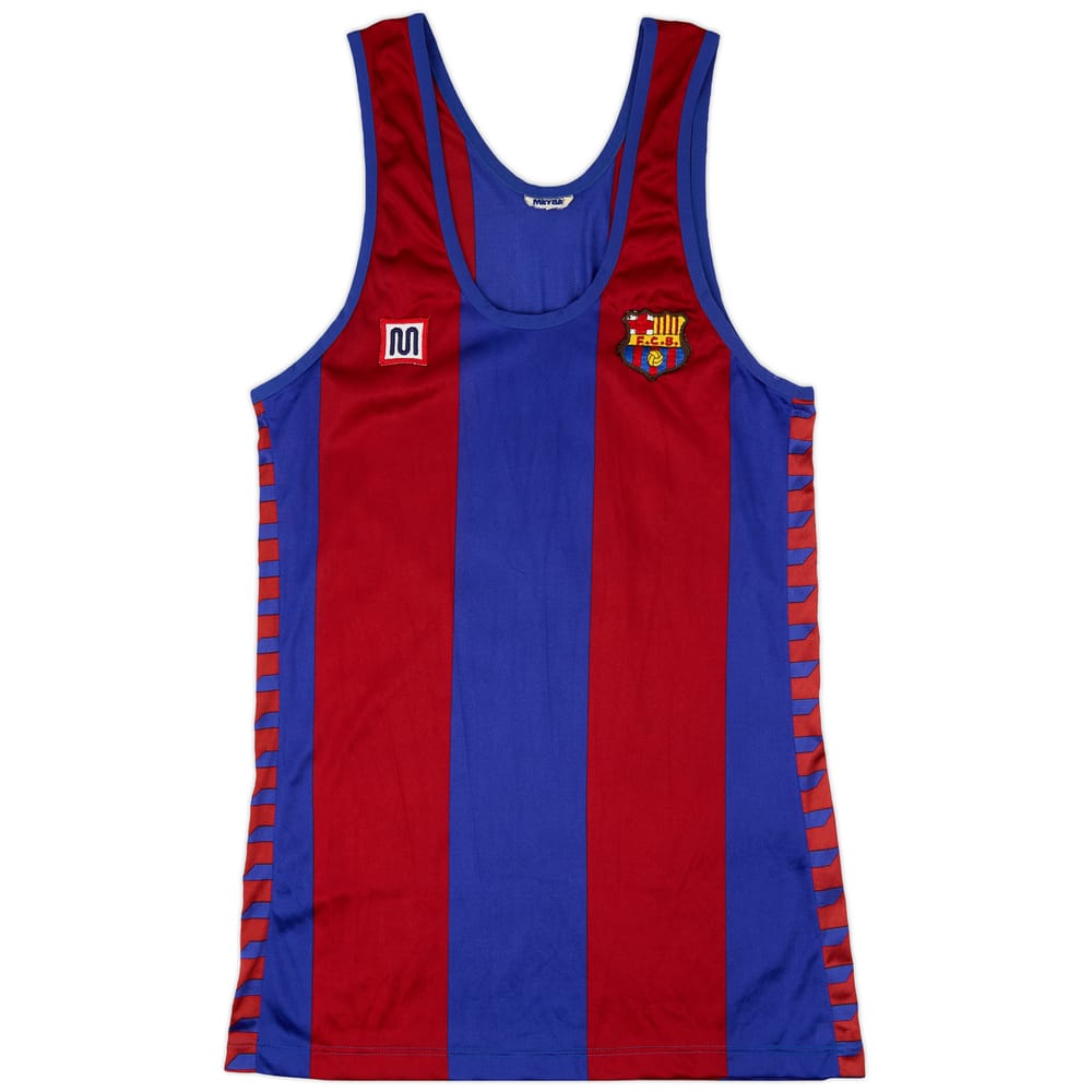 1984-89 Barcelona Meyba Training Vest - 9/10 - (L)