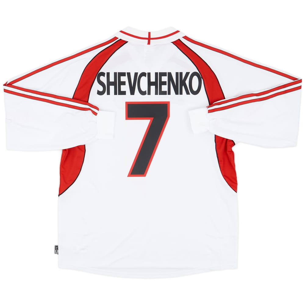 2000-02 AC Milan Away L/S Shirt Shevchenko #7 (XL)