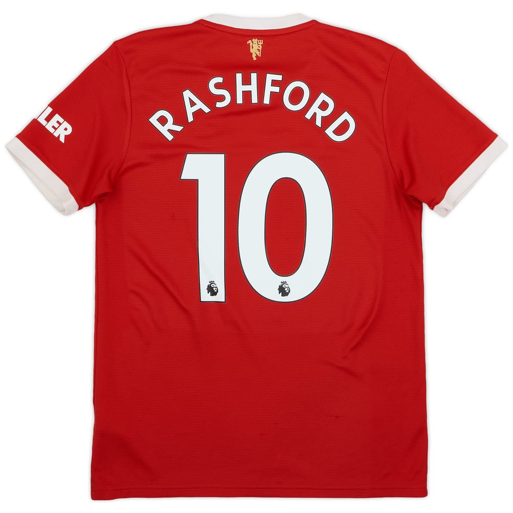 2021-22 Manchester United Home Shirt Rashford #10 - 5/10 - (M)