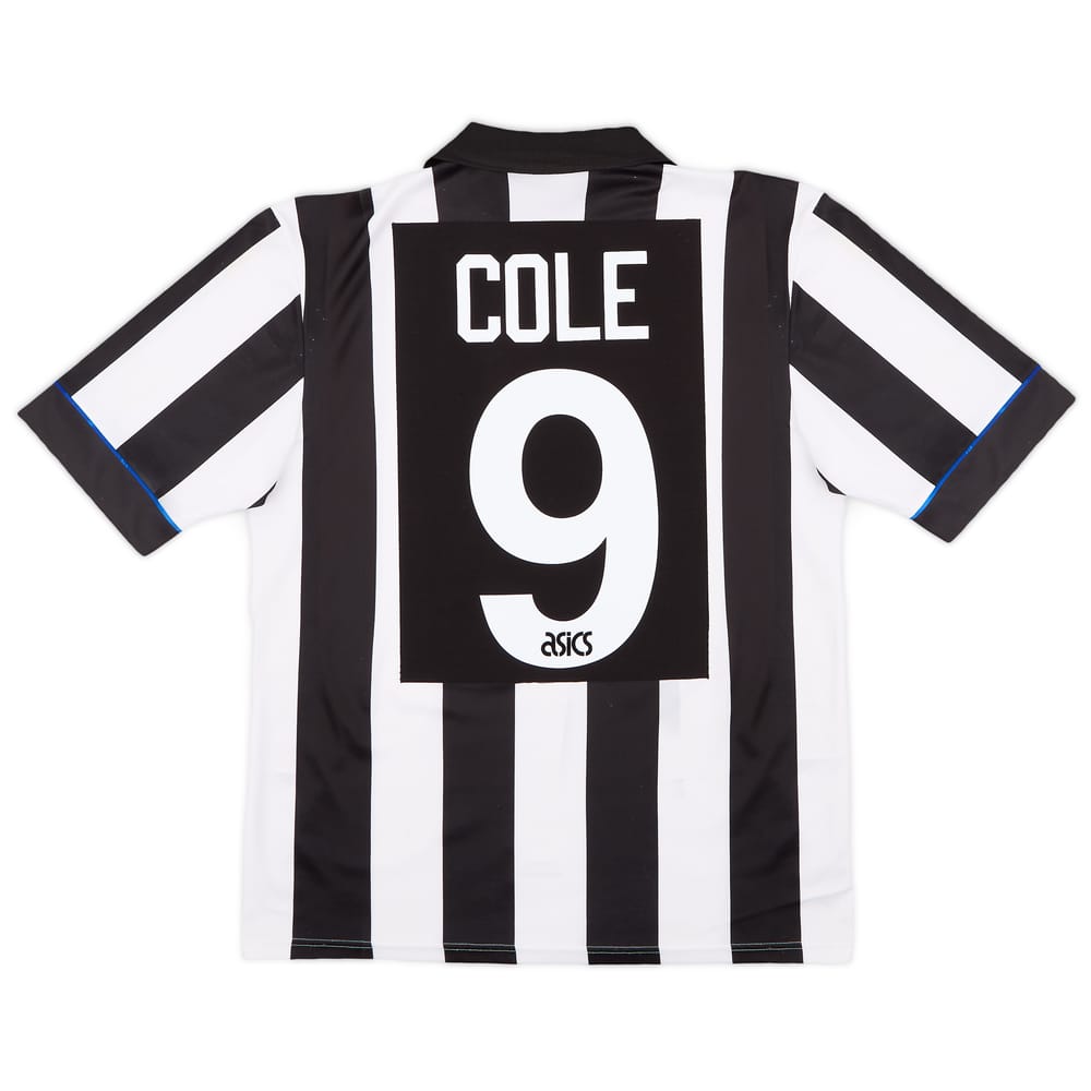 1993-95 Newcastle Home Shirt Cole #9 - 6/10 - (M)