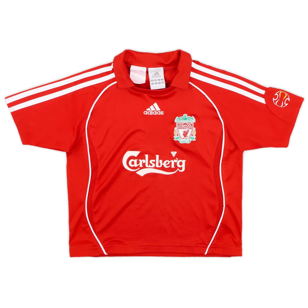 2006-08 Liverpool Home Shirt - 6/10 - (S.Boys)