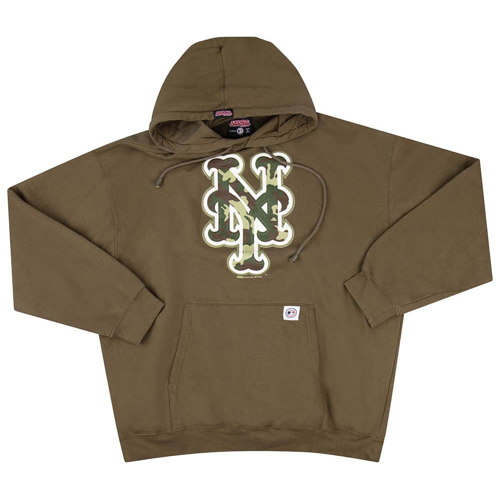 2007 New York Mets Stitches Hooded Sweat Top XL