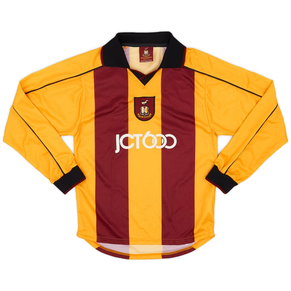 2001-03 Bradford City Home L/S Shirt - 9/10 - (L.Boys)