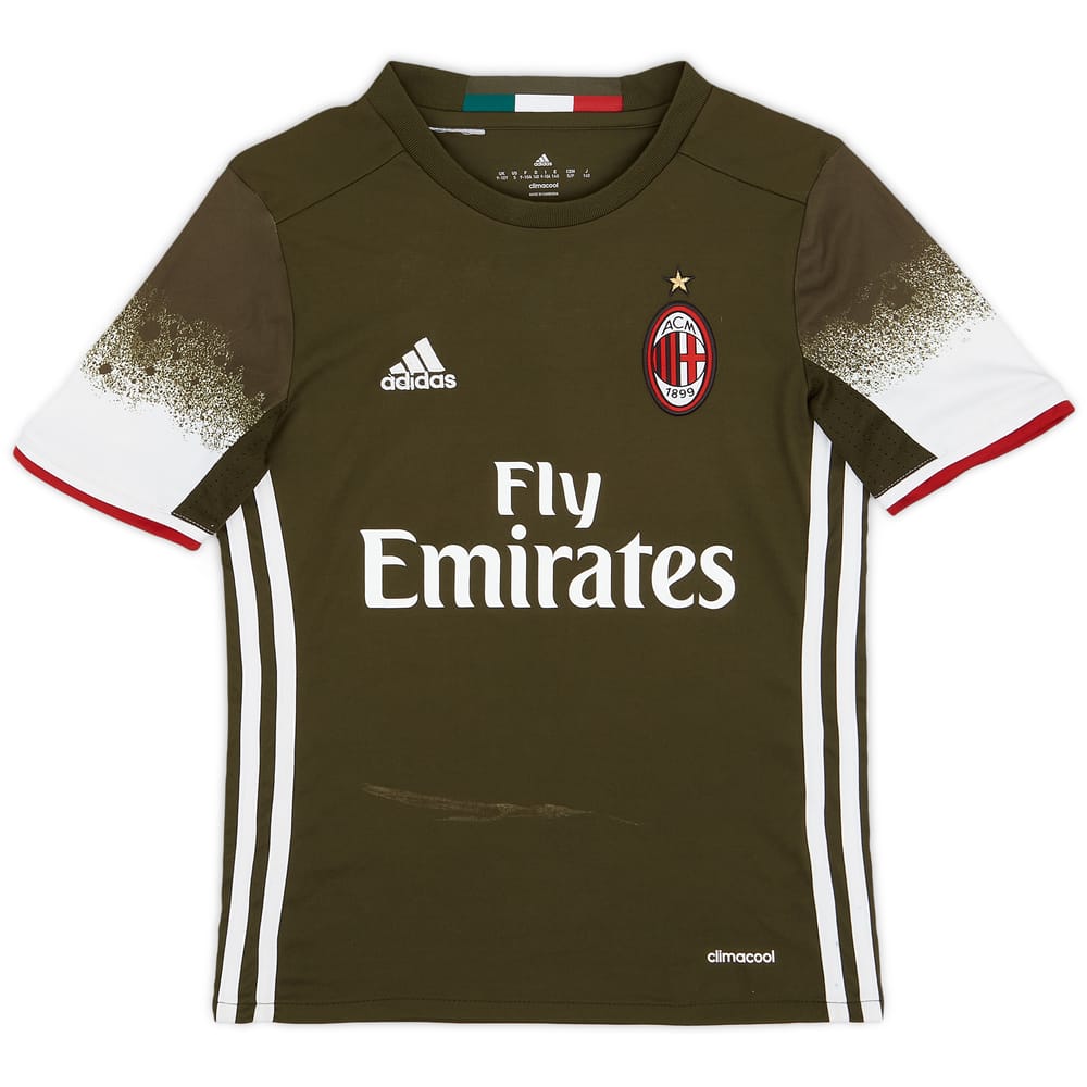 2016-17 AC Milan Third Shirt - 7/10 - (S.Boys)