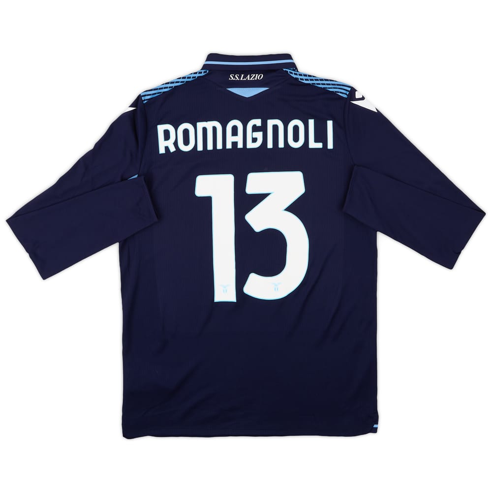 2020-21 Lazio Macron Third L/S Shirt Romagnoli #13 - 9/10 - (L)