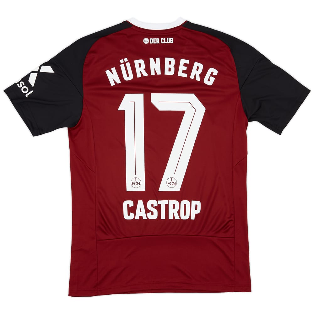 2022-23 Nurnberg Match Issue Home Shirt Castrop #17
