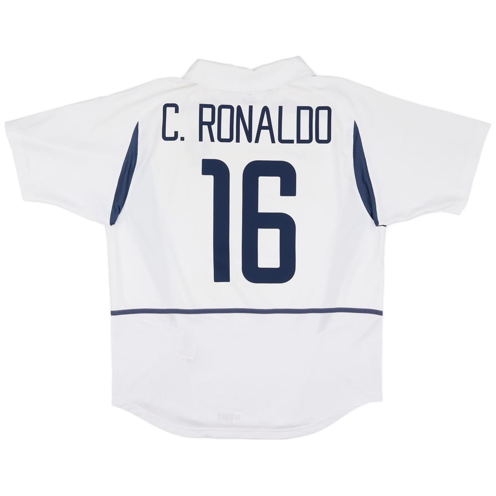 2002-04 Portugal Away Shirt Ronaldo #16 - 8/10 - (L)