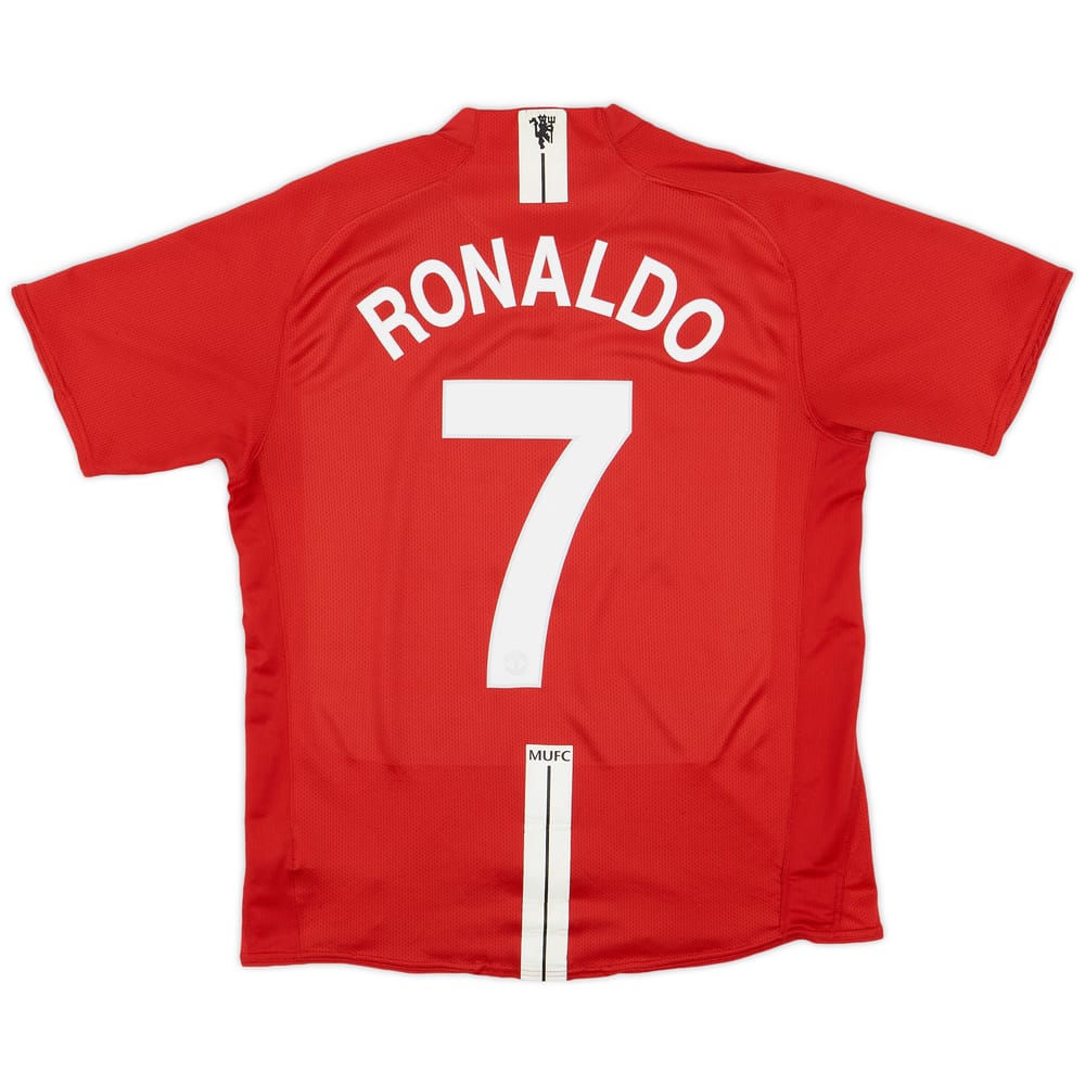 2007-09 Manchester United Home Shirt Ronaldo #7 - 6/10 - (L)