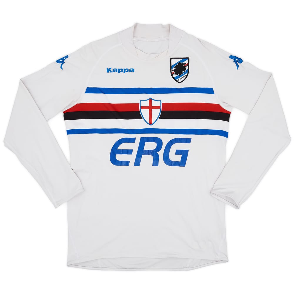 2004-05 Sampdoria Away L/S Shirt - 5/10 - (XL)