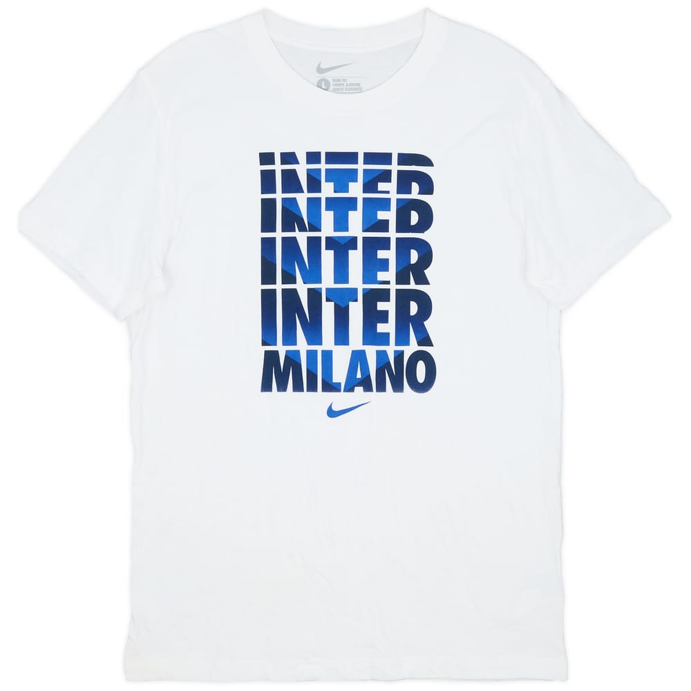2014-15 Inter Milan Nike Graphic Tee - 9/10 - (L)