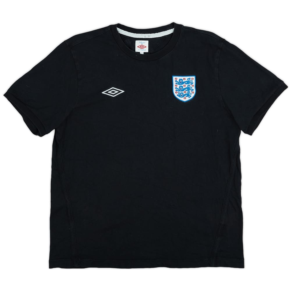 2010-11 England Umbro Cotton Tee - 9/10 - (XL)