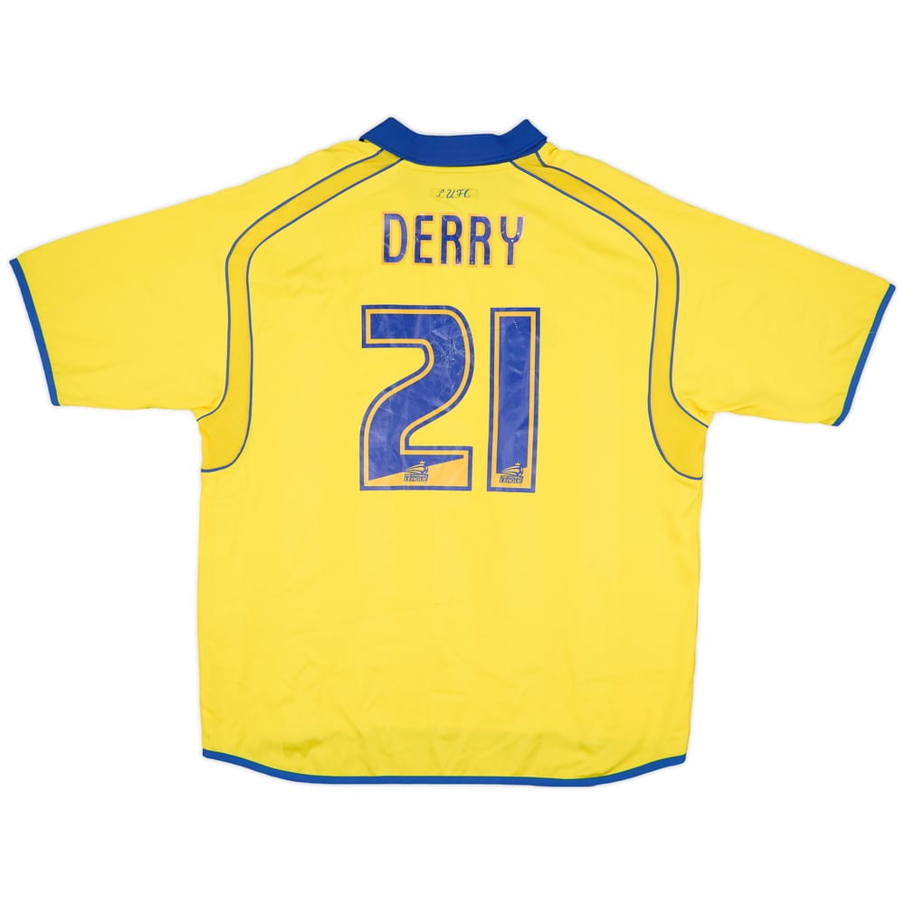 2006-07 Leeds United Away Shirt Derry #21 - 7/10 - (XL)