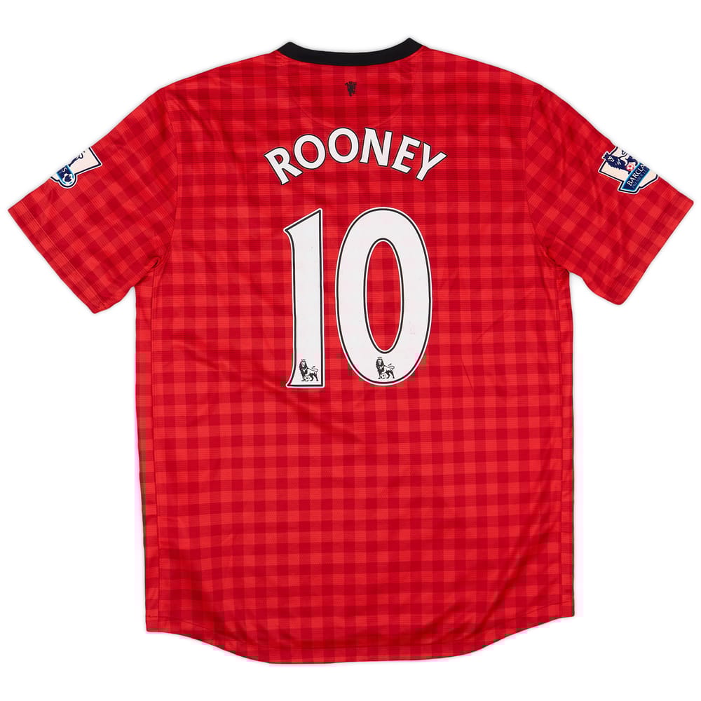 2012-13 Manchester United Home Shirt Rooney #10 - 4/10 - (L)
