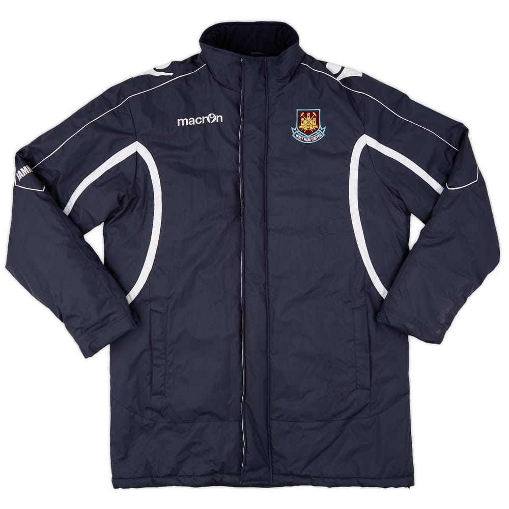 2010-11 West Ham Macron Bench Coat - 8/10 - (XXL)