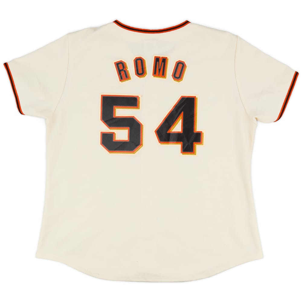 2009-16 San Francisco Giants Romo #54 Majestic Home Jersey Womens - 7/10 - (XL)