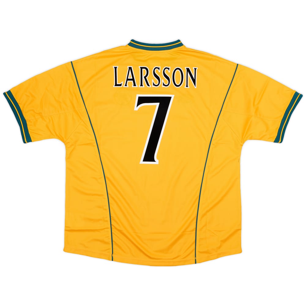 2000-02 Celtic Away Shirt Larsson #7 (XXL)