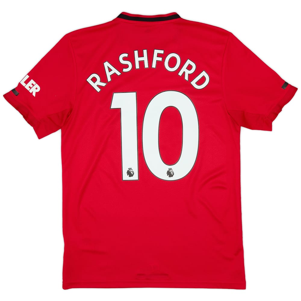2019-20 Manchester United Home Shirt Rashford #10 - 9/10 - (S)