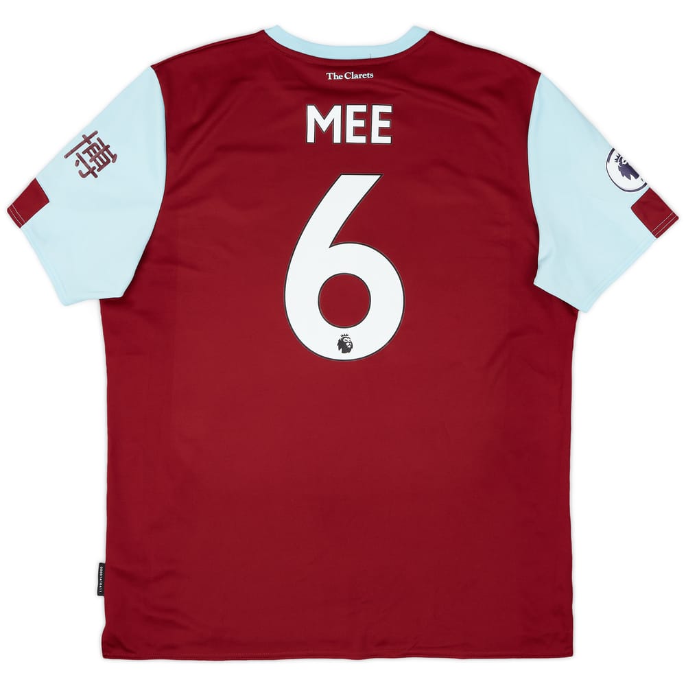 2019-20 Burnley Home Shirt Mee #6 - 9/10 - (XL)