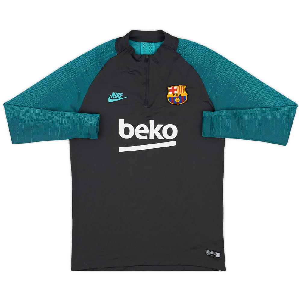 2019-20 Barcelona Nike 1/4 Zip Drill Top - 7/10 - (M)