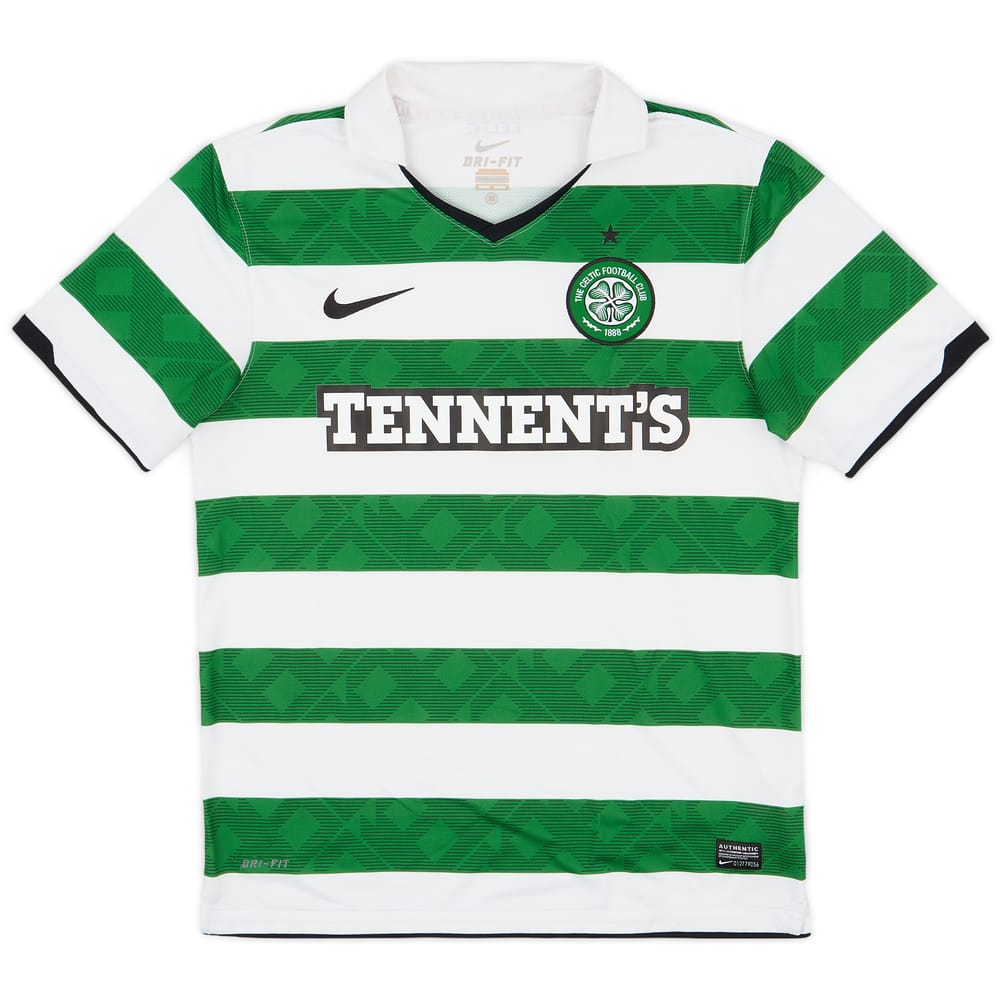 2010-12 Celtic Home Shirt - 9/10 - (M)