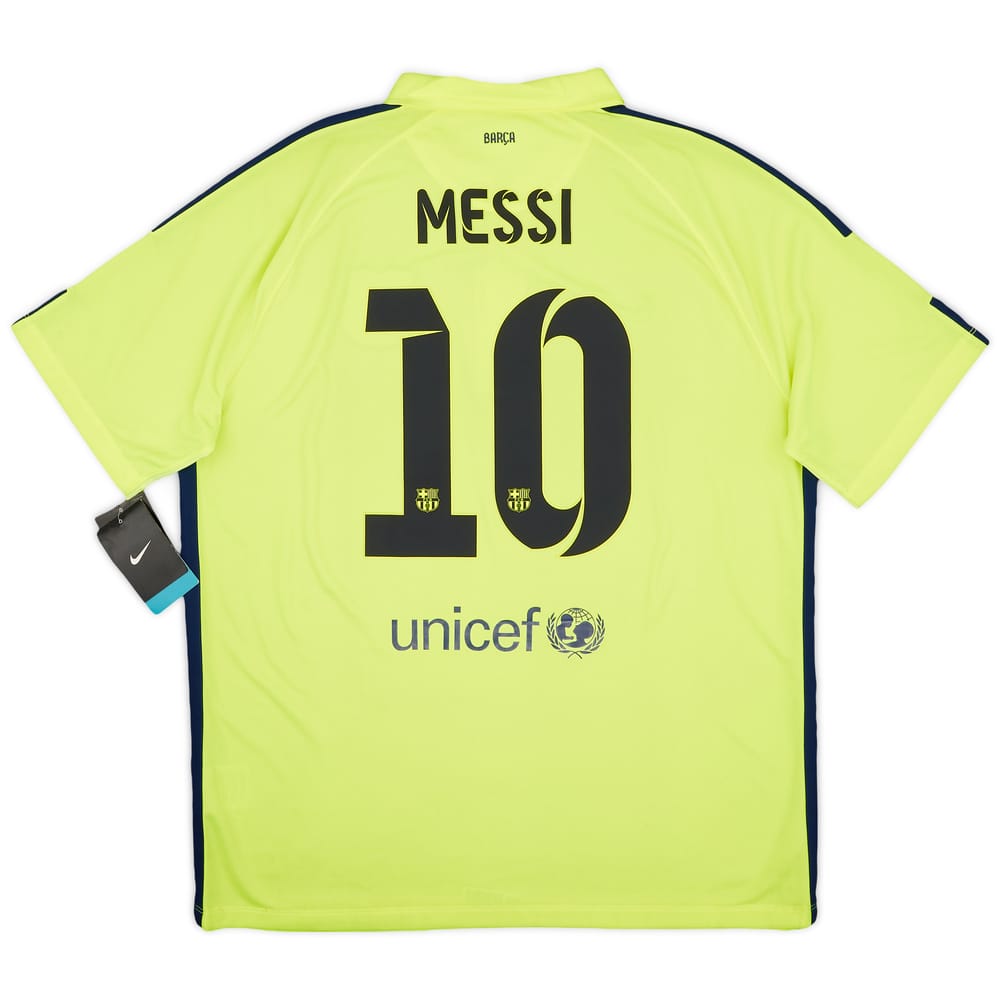 2014-15 Barcelona Third Shirt Messi #10 (XL)