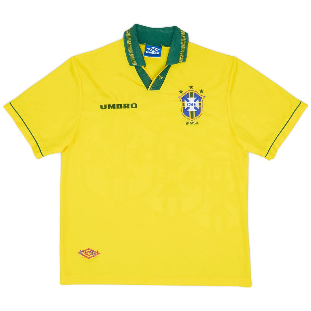 1993-94 Brazil Home Shirt - 6/10 - (L)